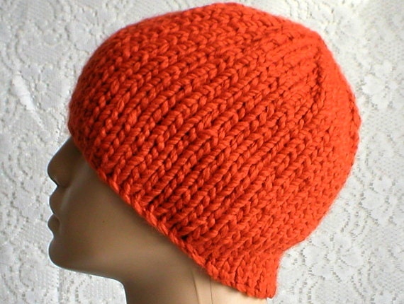 orange toboggan hat