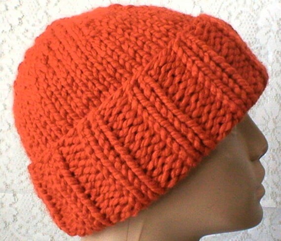 orange toboggan hat