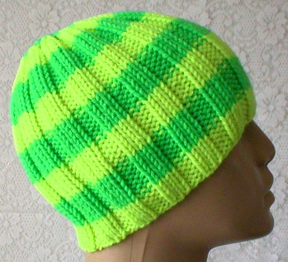 womens green beanie hat