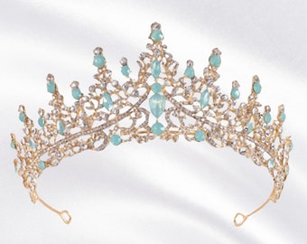 Regal Radiance" Tiara Collection: Bridal, Prom, and Bridgerton-Inspired Crown Jewels - Perfect Princess and Queen Gifts
