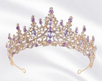 Regal Splendor Tiara Collection: Bridgerton, Princess, and Queen Tiaras - Perfect for Bridal, Wedding, Prom, and Special Occasions
