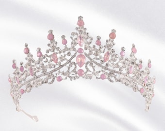 Regal Romance" Tiara: Perfect for Bridal, Bridgerton, and Prom Princess Perfection