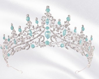 Enchanted Crown Jewels: Tiara Set for Bridal, Princess, and Queen Looks - Perfect for Weddings, Proms, and Bridgerton-inspired Glamour