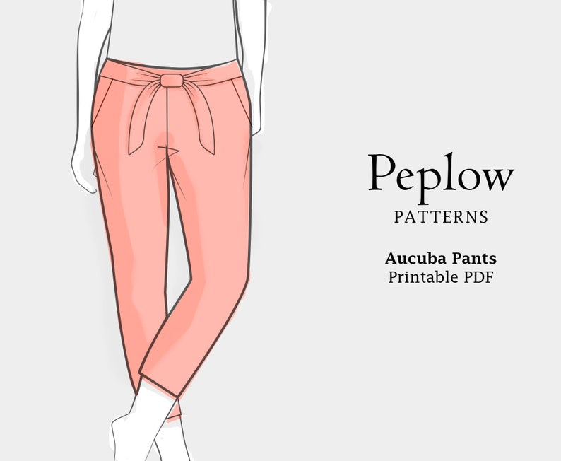 cigarette trousers pattern