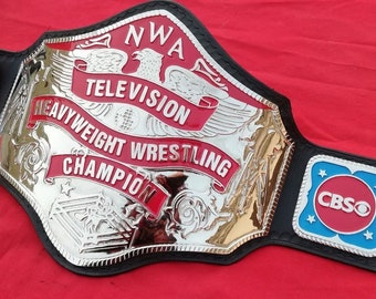 NWA Television Heavyweight Championship Belt Adult Size  for him gifts boxing wwe replica wwf iwgp ufc bmf wbc wba wbo nwa champions