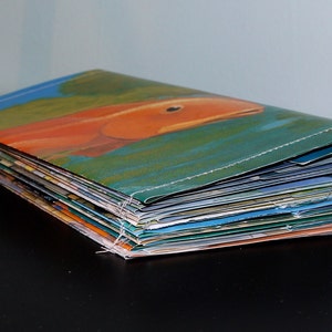 Recycled Envelopes. Set of 20. Made from Old Children's Books. image 2