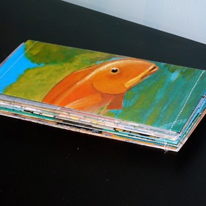 Recycled Envelopes. Set of 20. Made from Old Children's Books. image 3