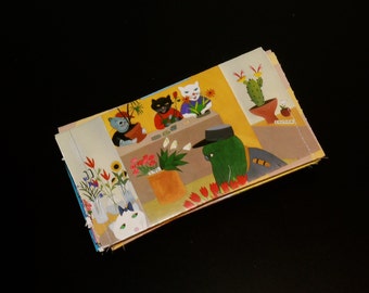 Recycled Envelopes. Set of 20. Made from Old Children's Books.