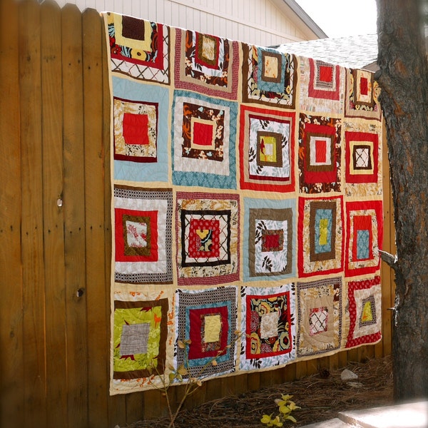 Custom Listing for MaliaP Queen Size Quilt. Hand Quilted