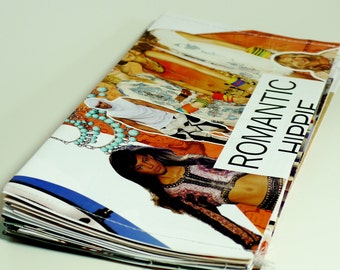 Handmade Recycled Envelopes. Set of 20. Made from Old Magazines.
