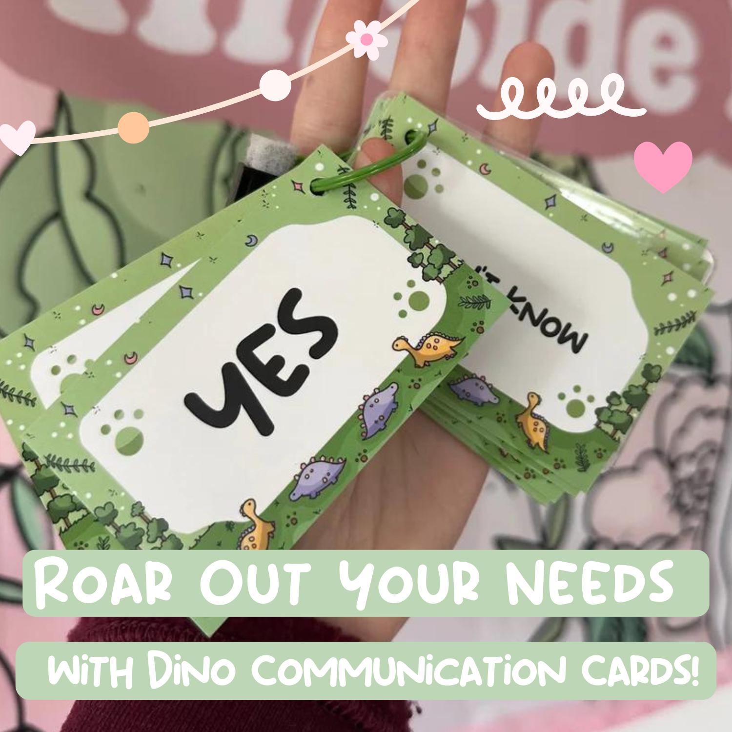 Dino Communication Cards