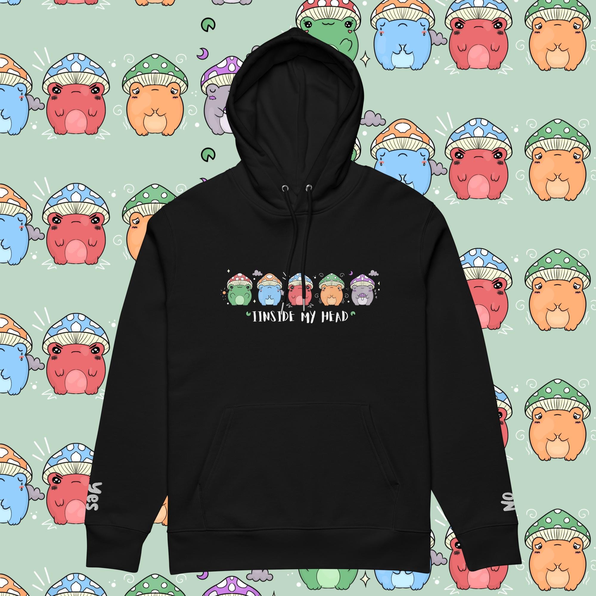 Mushroom Froggy Communication Hoodie