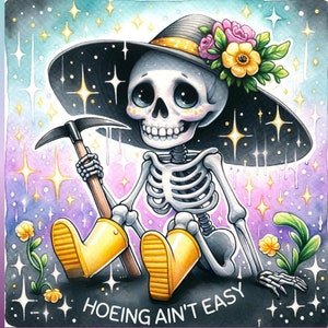 Hoeing Ain&#39;t Easy Tumbler Wrap 20oz Skinny Tumbler