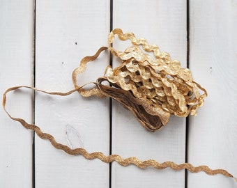 Metallic Ric Rac Trimming 2 meter length