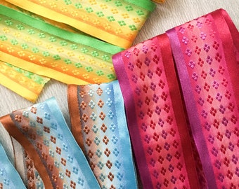 Nastro bordo a bordo ricamato 3m - 38mm di larghezza