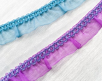 Organza Stretch Ruffle Trimming