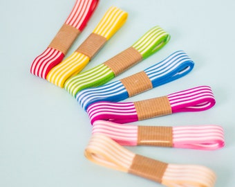 Candy Stripe Ribbon 3m - 15mm wide