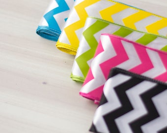 Chevron Wired Edge Ribbon 2m - 70mm wide
