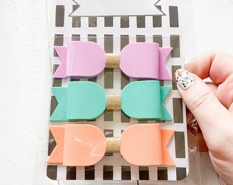 Colourful Foam and Glitter Bow Trio Pack - Gift Wrap - Paper Crafts - Foam