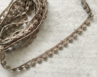 Cotton Bobble Trim Guipure Lace Trimming 9mm