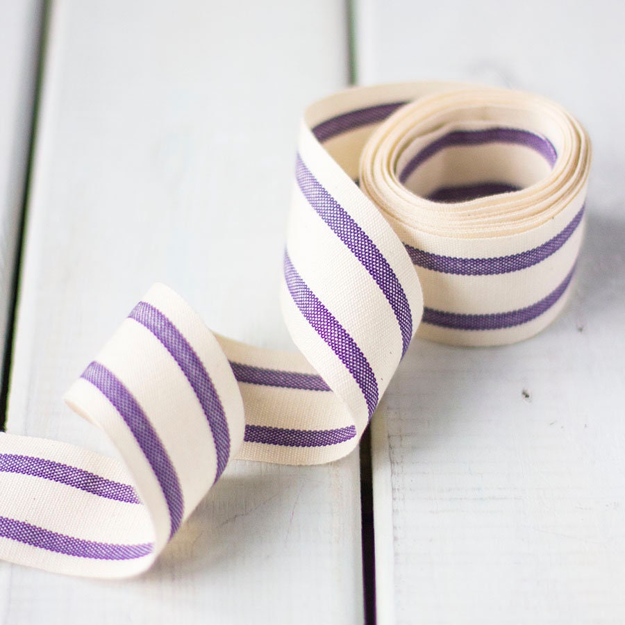 Purple Velvet Ribbon Nylon by the Meter 