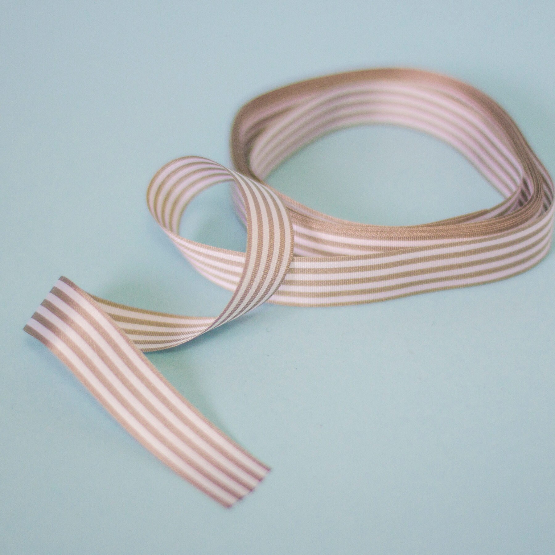 Candy Stripe Ribbon 3m - 15mm Wide - Etsy UK