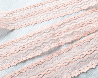 Apricot Knitting Nylon Lace Trimming 40mm