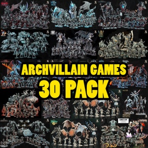 Tabletop STL Pack, Miniature STL Pack, DnD Miniatures, Board Games STL image 5