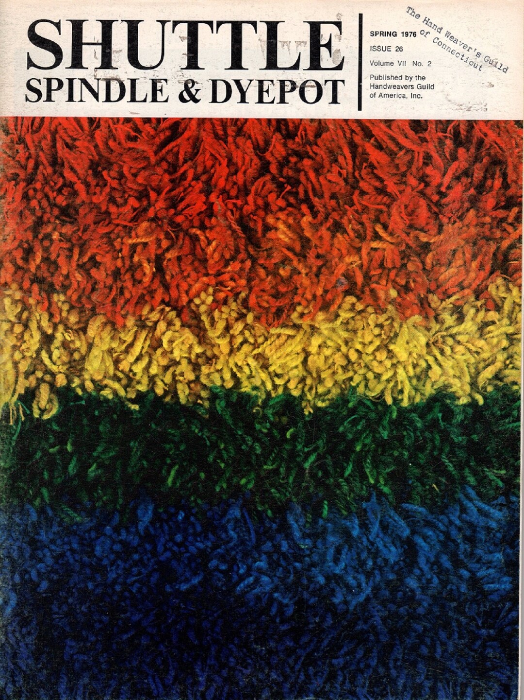 Shuttle Spindle and Dyepot SS&D Magazine Back Issue by Handweavers