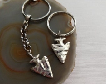 Bronze Arrowhead Keychain Zipper Pull