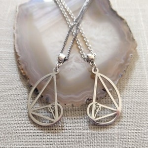 Fibonacci Sequence Necklace, Your Choice of Chains, Golden Ratio Jewelry, Gifts for Mathematicians,