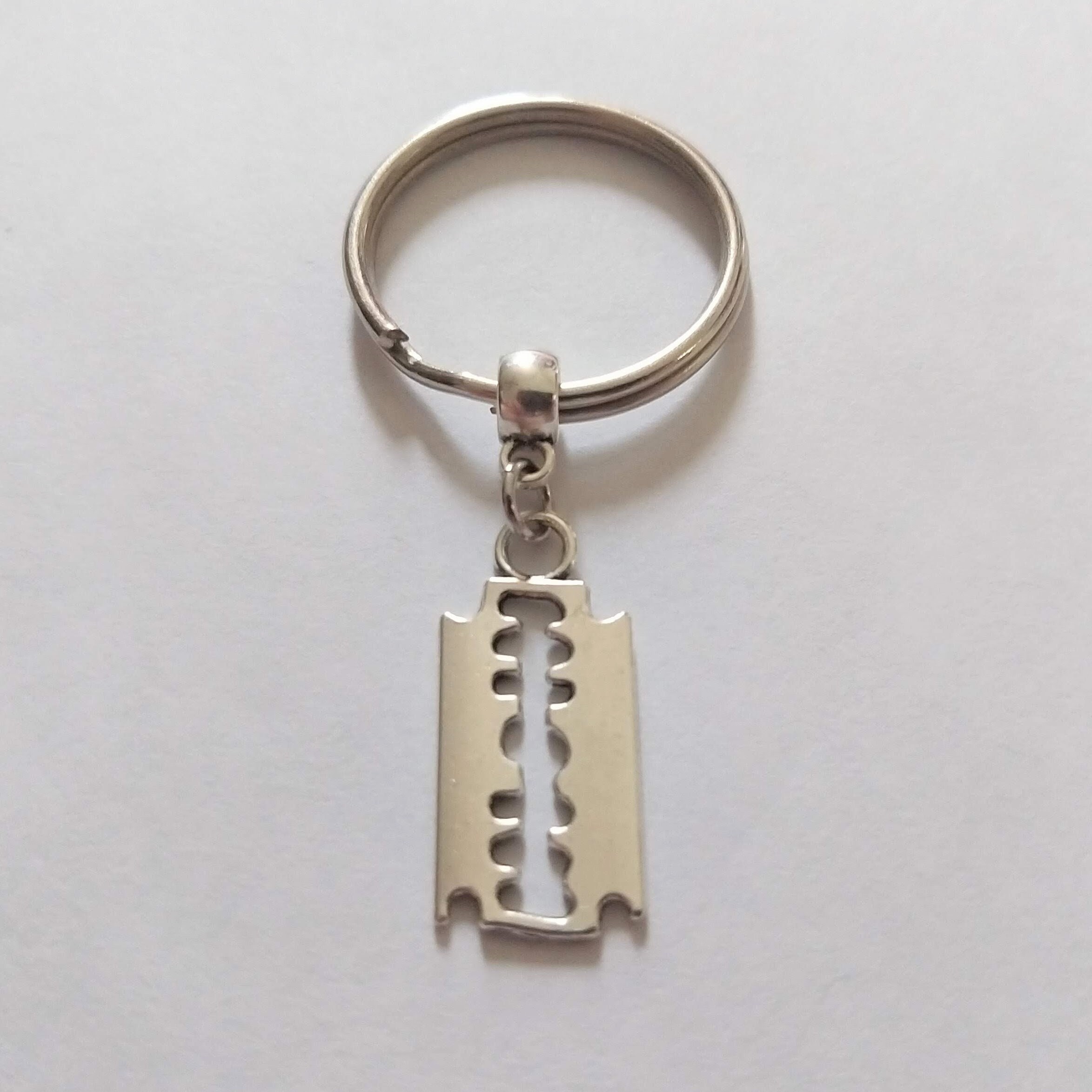 Purse Razorblade Razorblade Keychain or Zipper Pull, Backpack Bag or Purse Charm - Etsy