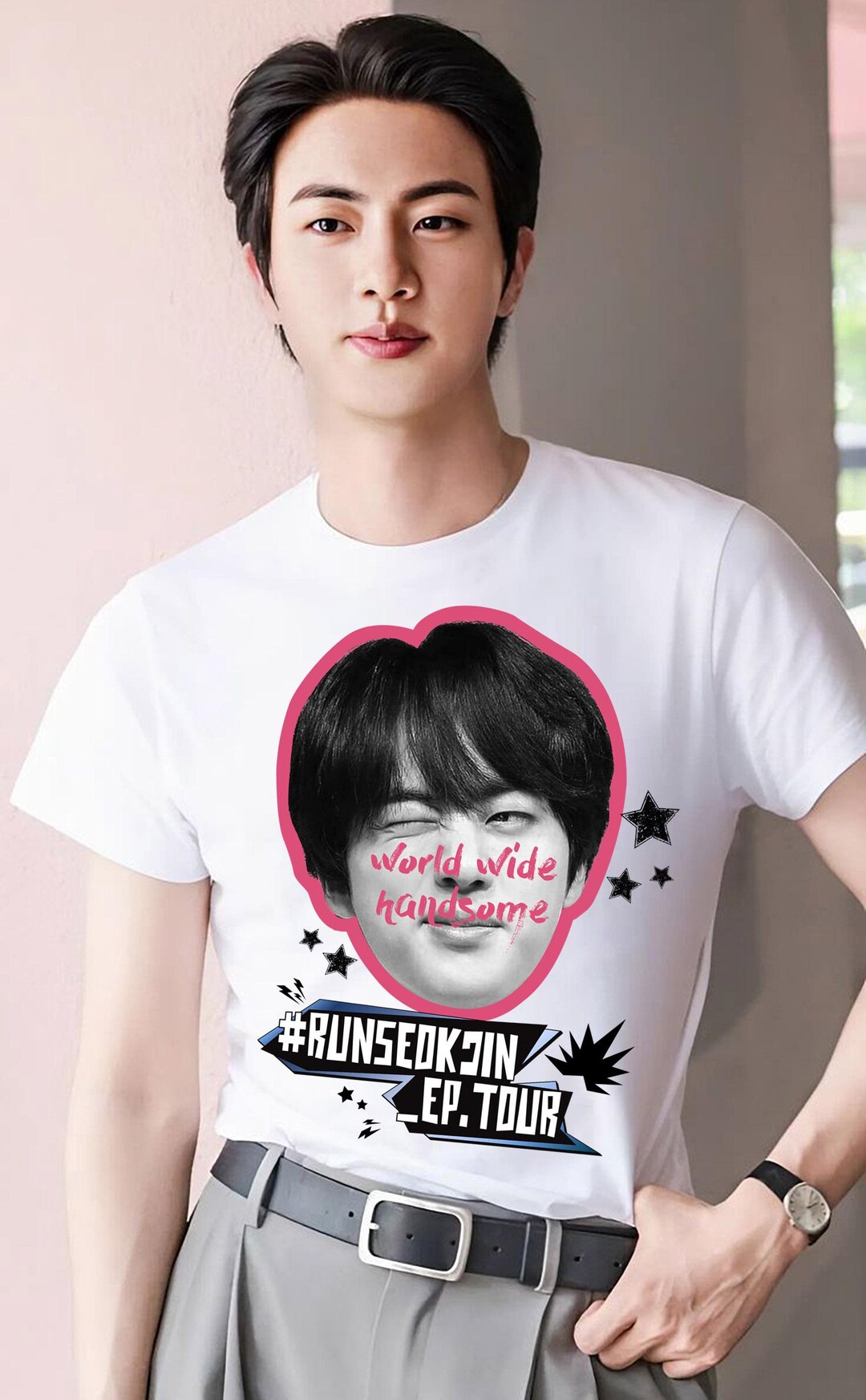 #RUN SEOKJIN EP TOUR 2025 Tシャツ Mサイズ 新品 Run SeoKjin Ep Tour 2025 roster shirt, hoodie, sweater, long