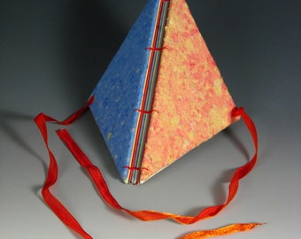 Blue and Orange Triangle Journal