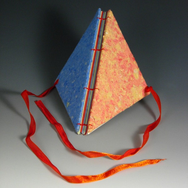 Blue and Orange Triangle Journal