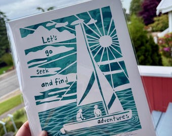 Seek & Find Adventures, Print or Card