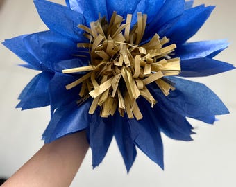 13-Inch Tissue Paper Flowers Graduation Party Decor Custom Colors Retirement, Birthday & Event Decorations