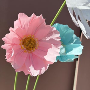 Handmade Giant Free Standing Paper Flowers Large Wedding Decorations Custom Oversized Floral Decor Event & Party Backdrops Graduation
