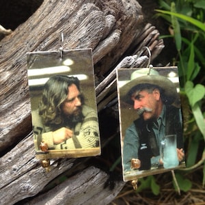 The Dude & The Stranger : The Big Lebowski Earrings