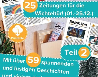 Nummer 2 - Elfenkrant, Elfenpost, Elfenbrief voor de Elfendeur - Noordpoolnieuws rechtstreeks uit het Kerstdorp