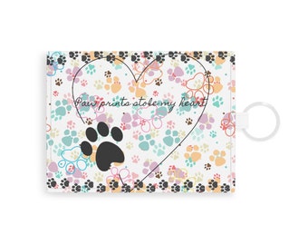 Paw Prints Card Holder