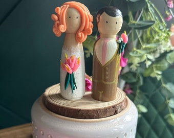 Personalised Wedding cake toppers