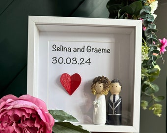 Personalised Wedding keepsake picture frame