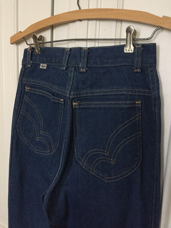 Vintage 1970s scharfex high waisted denim jeans
