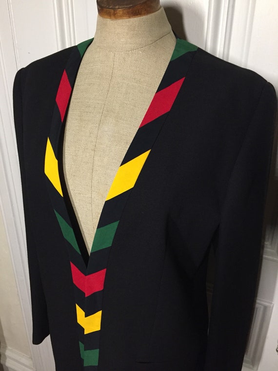 Vintage 1980s designer Mondi power blazer
