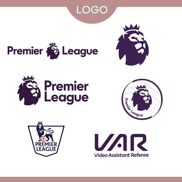 6 pack bundle Premier League, Logo Svg,Png,Pdf For Cricut, Vector, Clipart, Digital Files