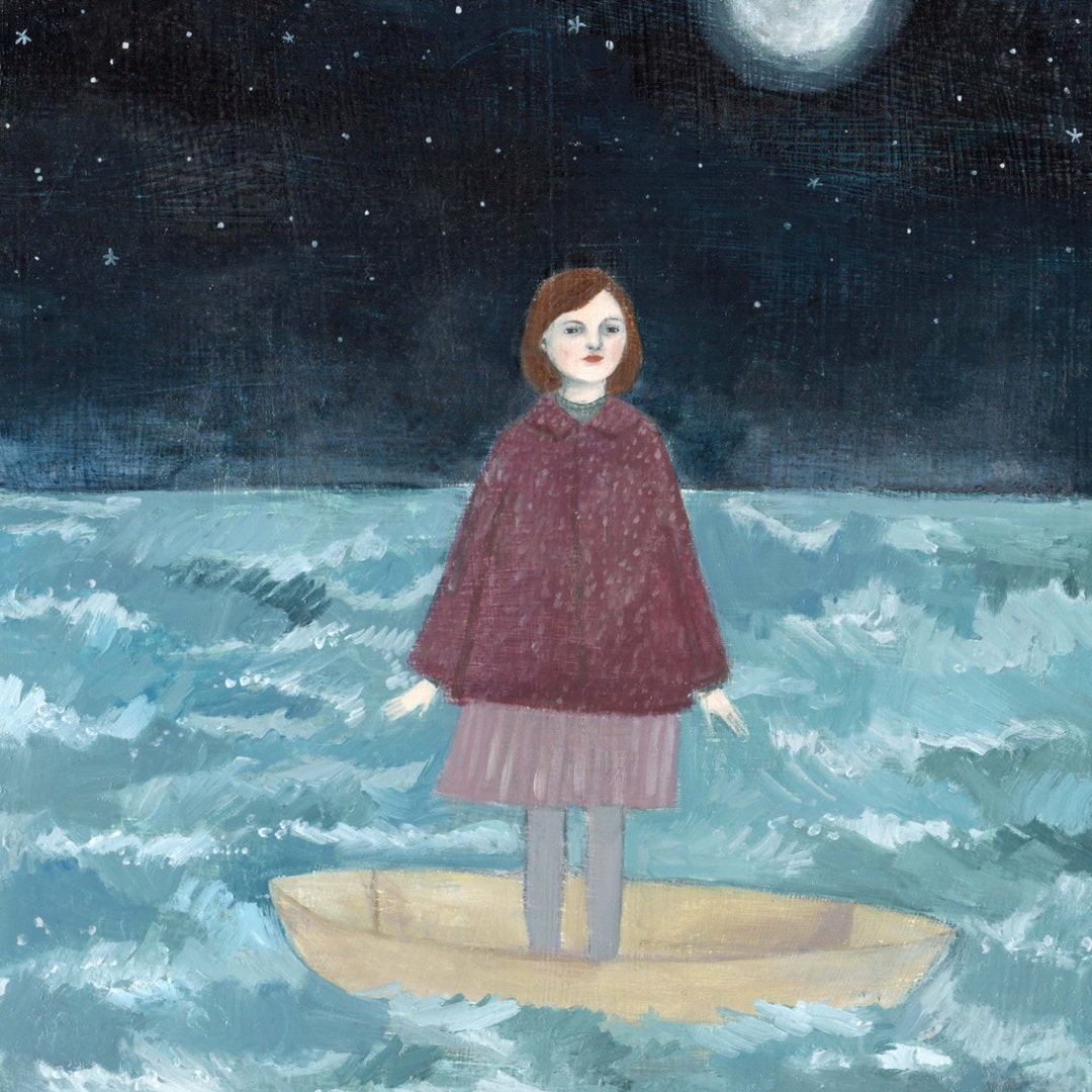 Giclee Print She Put Her Trust in the Moon Limited Edition Giclee Art ...