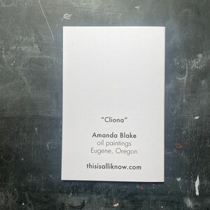 Blank greeting card Cliona image 3