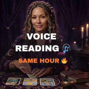 Röstmedium | Tarotläsning samma dag | Kärlek, karriär, framtidsinsikt | Personlig inspelad läsning