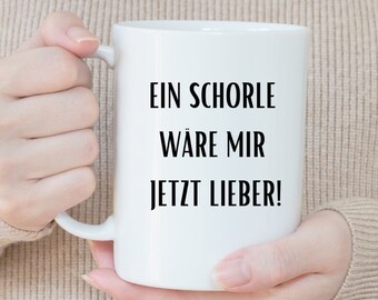 Better a spritzer than coffee, gift idea for spritzer drinkers, spritzer lover mug, funny mug for friends or colleagues, fun